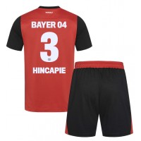 Bayer Leverkusen Piero Hincapie #3 Hemmaställ Barn 2024-25 Korta ärmar (+ Korta byxor)